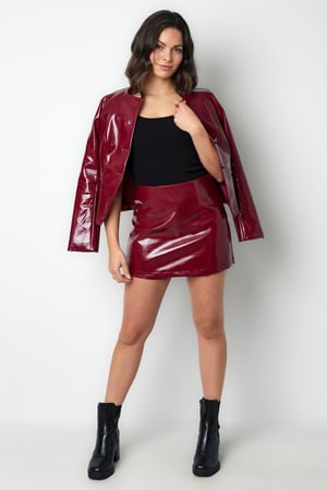 Trendy PU skort h5 Picture3